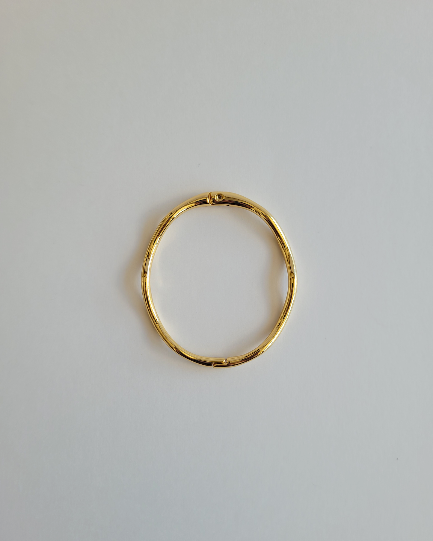pulseira ondas dourada