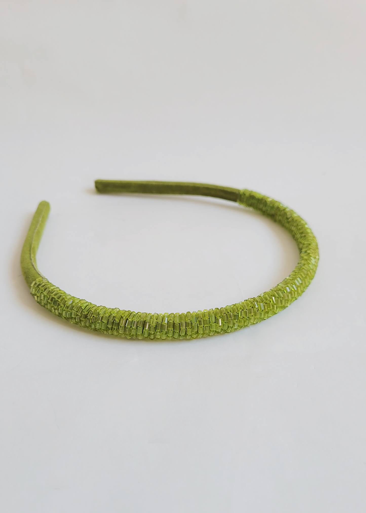 arco bordado fino verde