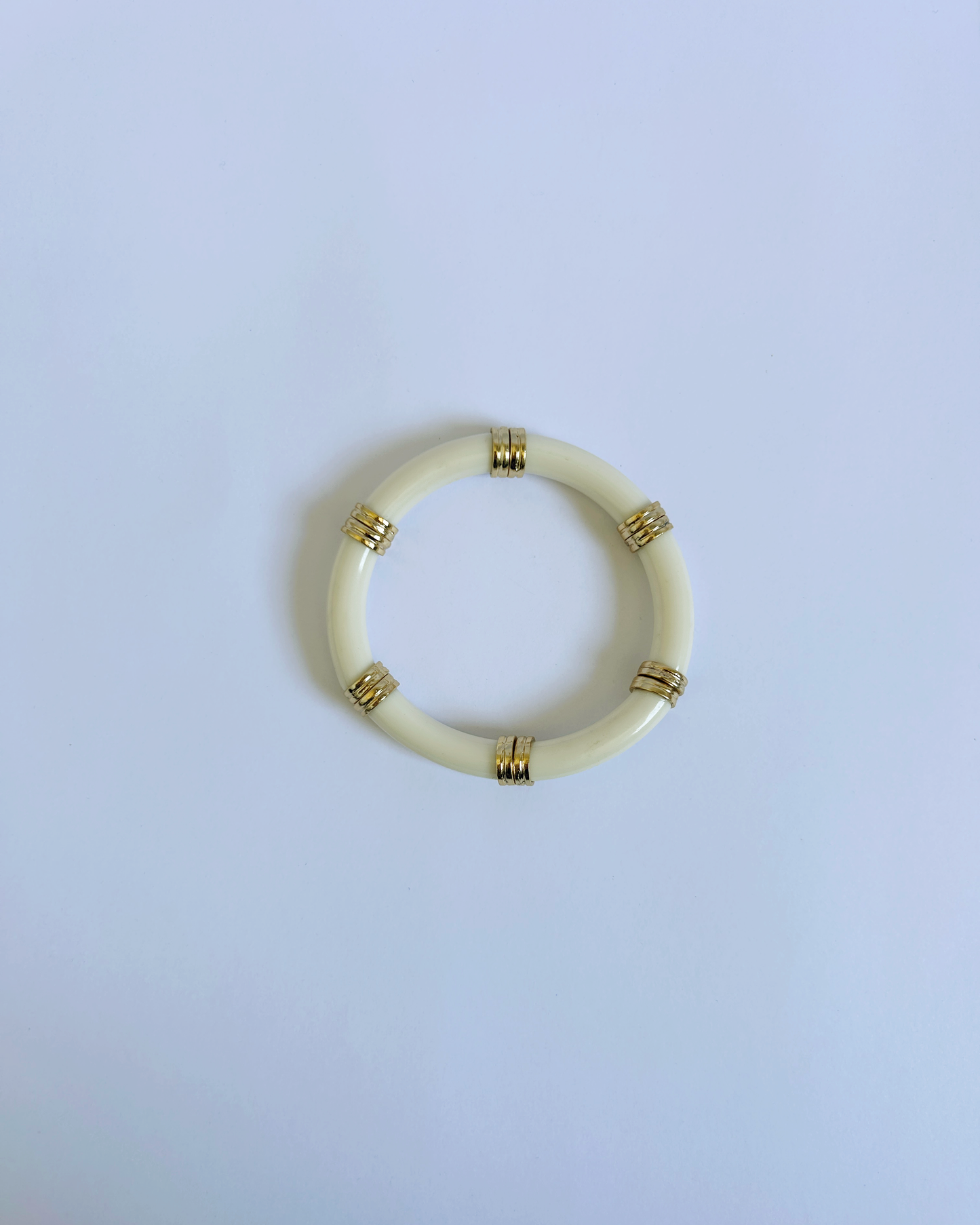 pulseira articulada branca