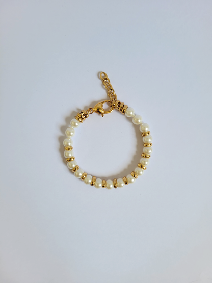 pulseira clássica pérola