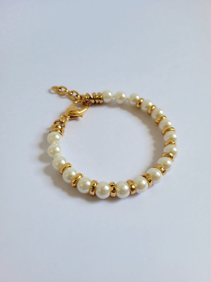 pulseira clássica pérola