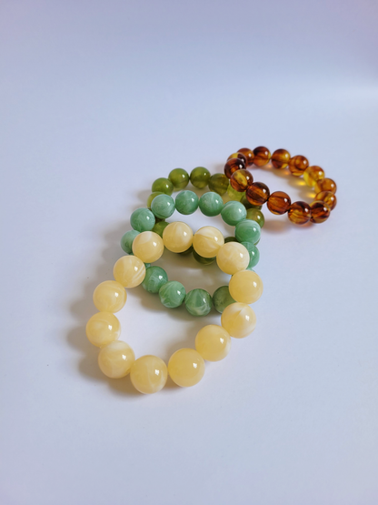 pulseira bolas manteiga