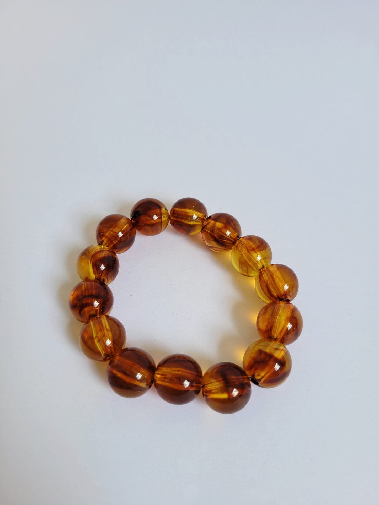 pulseira bolas âmbar