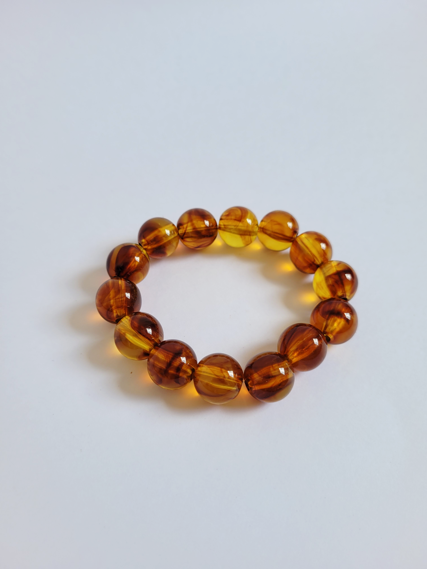 pulseira bolas âmbar