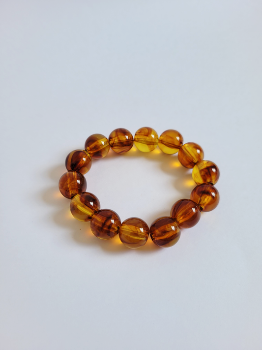 pulseira bolas âmbar