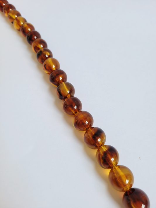 colar bolas âmbar