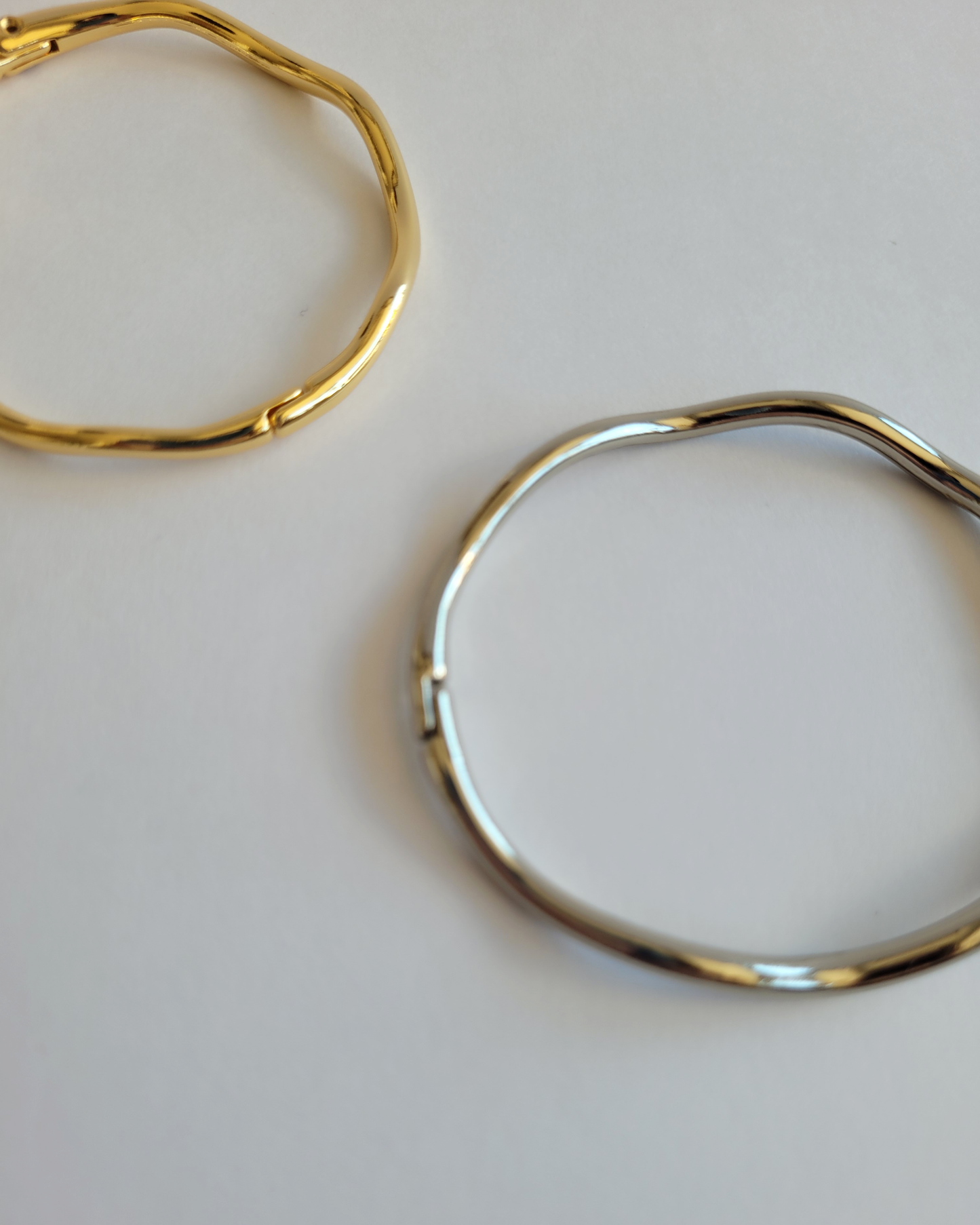 pulseira ondas dourada