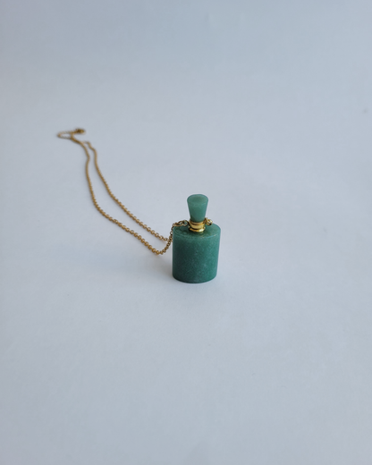 colar porta-cheiro turquesa slim