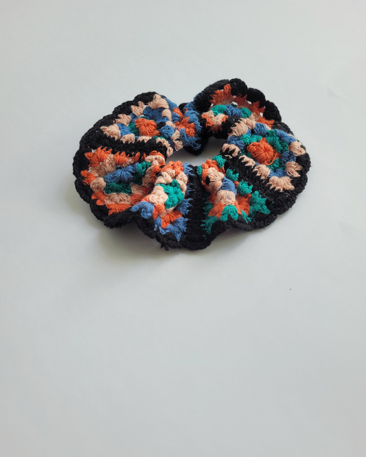 elástico crochê preto