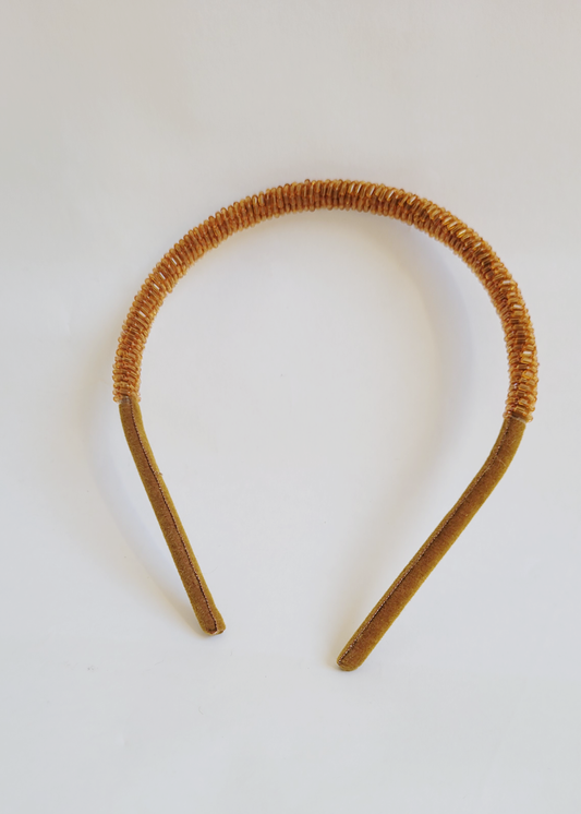 arco bordado fino laranja