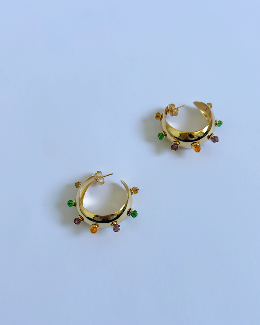 argola bold colorida